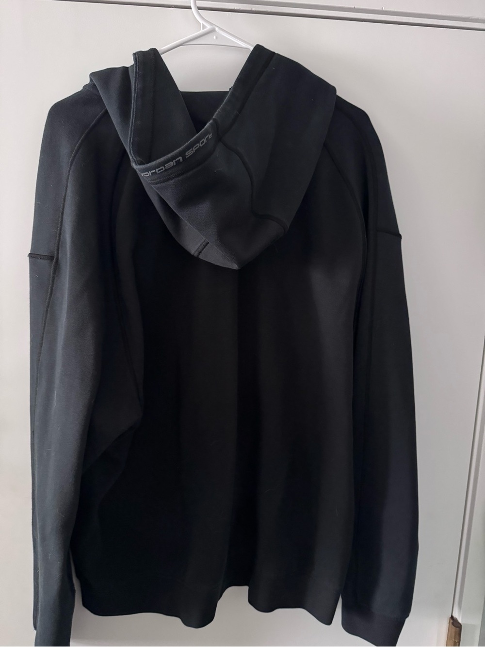 Nike Jordan Black Full-Zip Hoodie with Jumpman Logo - Picture 2 of 3
